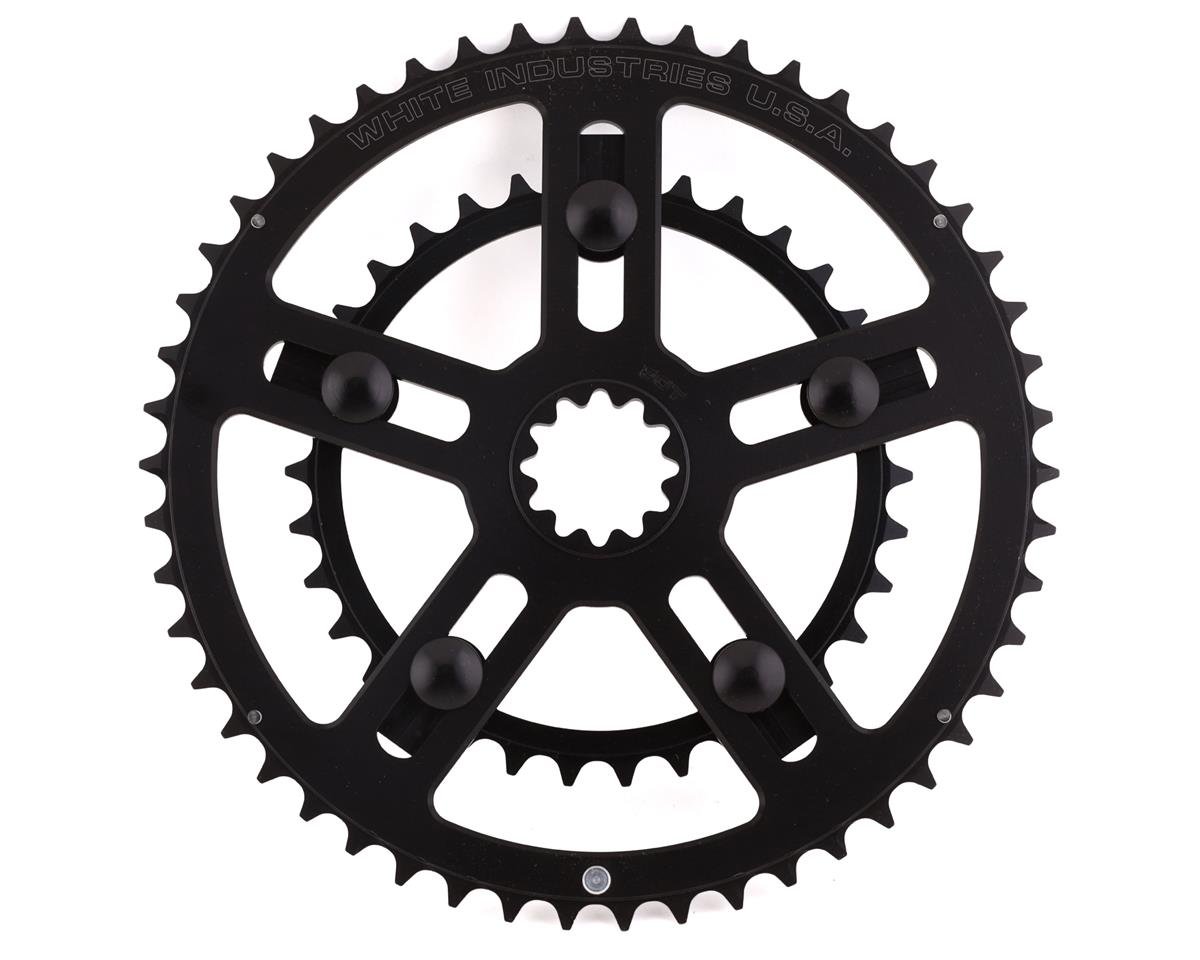 White Industries Square Taper VBC Chainring Set (Black) (50/34T